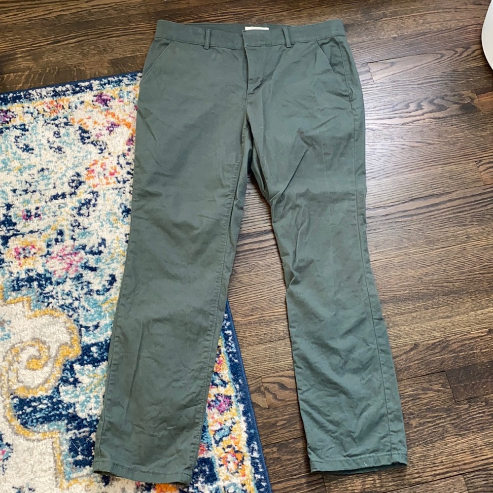 LOFT green dress pants
